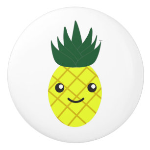 Cute Kawaii Pineapple Ceramic Knob