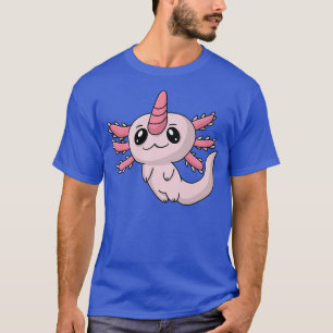 Cute kawaii pink pastel aolotl aolotlcorn unicorn T-Shirt