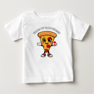 Cute Kawaii Pizza Kids T-Shirt