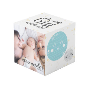 Cute Kawaii Planets Dream Big Little One Baby Cube