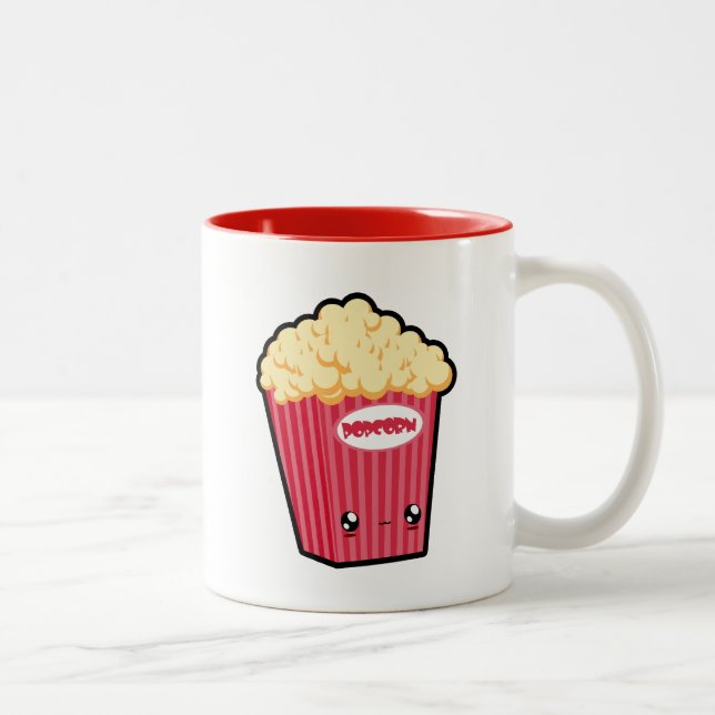 Cute Kawaii Popcorn Mug (Right)