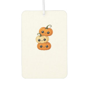 Cute kawaii pumpkin trio Classic T-Shirt.png Car Air Freshener