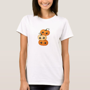 Cute kawaii pumpkin trio Classic T-Shirt.png T-Shirt