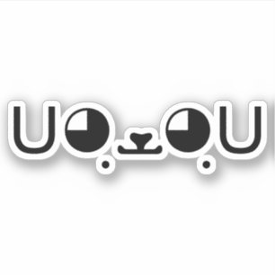 Cute Kawaii Puppy Dog Japanese Kaomoji Emoticon