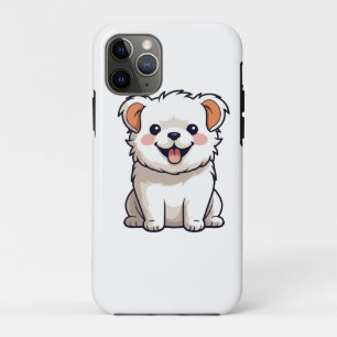 Cute Kawaii Puppy Vinyl Sticker - Adorable Cartoon iPhone 11 Pro Case