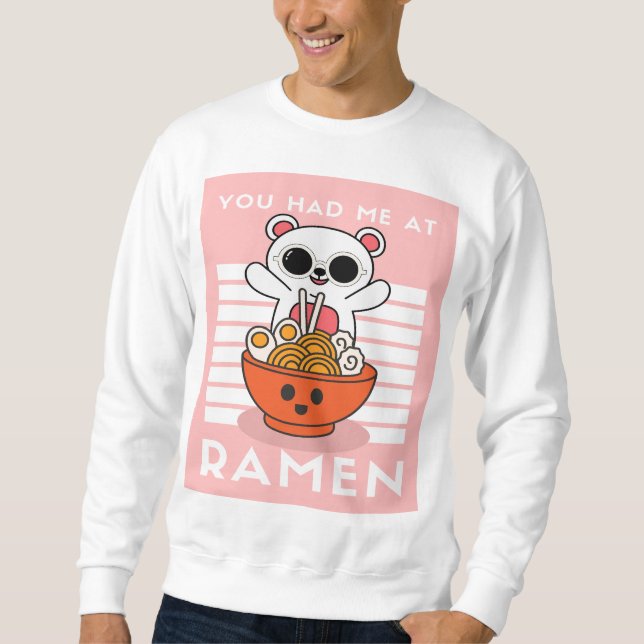 Cute Kawaii Ramen  Sweatshirt (Front)