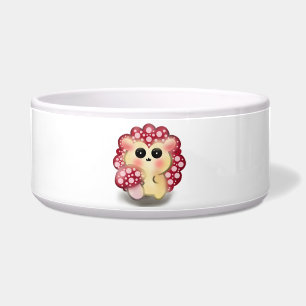 Cute Kawaii Red Mushroom Hedgehog Toadstool Art