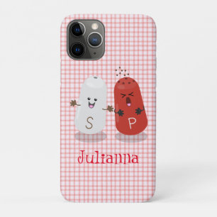 Cute kawaii salt and pepper shakers cartoon iPhone 11 pro case