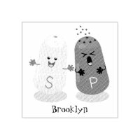 Cute kawaii salt and pepper shakers cartoon rubber