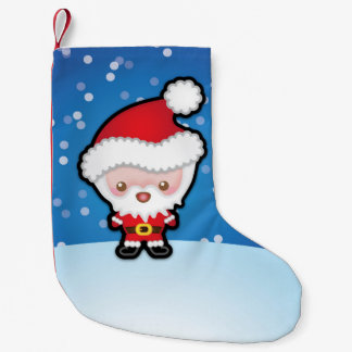 Cute Kawaii Santa Claus Christmas Present Stocking