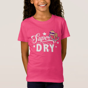 Cute Kawaii Sloth Laying On Watermelon Super Dry T-Shirt