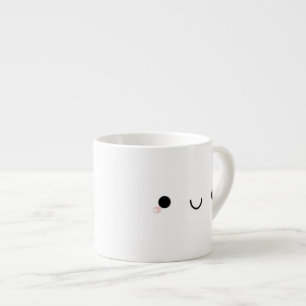 Cute Kawaii Smiling Japanese Emoticon Face Espresso Cup