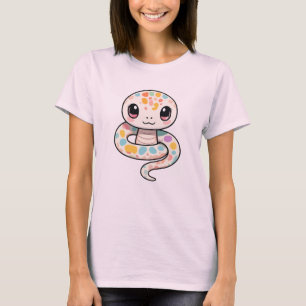 Cute Kawaii Snake: Pastel and Adorable T-Shirt