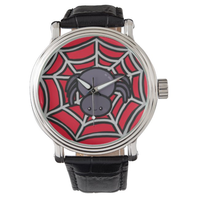 Cute Kawaii Spider Web Watch (Front)