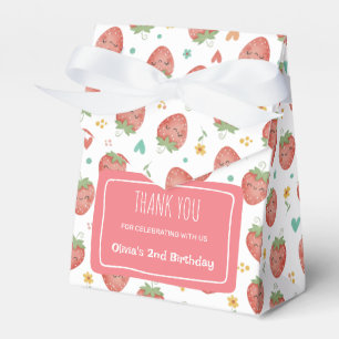 Cute Kawaii Strawberries Favour Box
