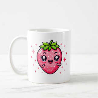 Cute Kawaii Strawberry Coffee Mug