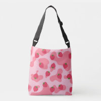 Cute Kawaii Strawberry Cow Pattern