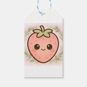 Cute Kawaii Strawberry Gift Tag