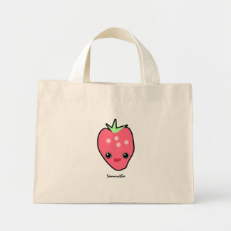 Cute Kawaii Strawberry Mini Tote Bag