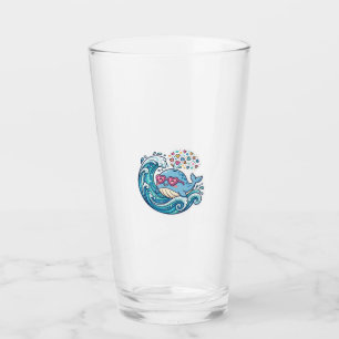 Cute Kawaii Summer Blue Whale Heart Sunglasses Oce Glass