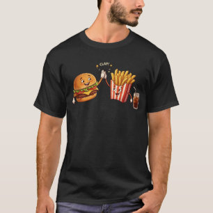 Cute Kawaii Sushi Friends Characters Illustration T-Shirt