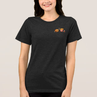 Cute Kawaii Sushi Friends Characters Illustration Tri-Blend Shirt