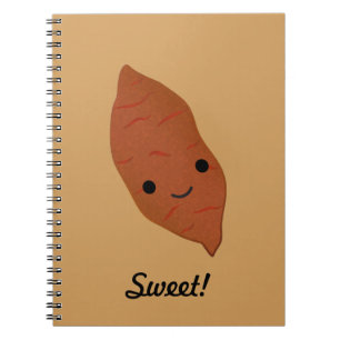 Cute Kawaii Sweet Potato Notebook