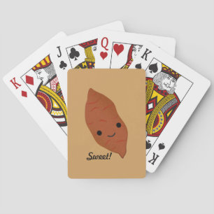 Cute Kawaii Sweet Potato Playing Cards