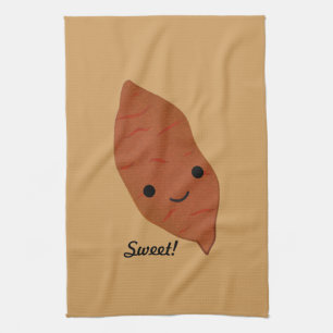 Cute Kawaii Sweet Potato Tea Towel