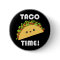 Cute kawaii Taco Time! button