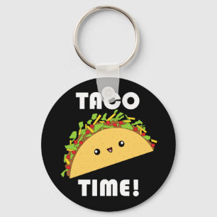 Cute kawaii Taco Time! keychain