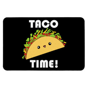 Cute kawaii Taco Time! Magnet