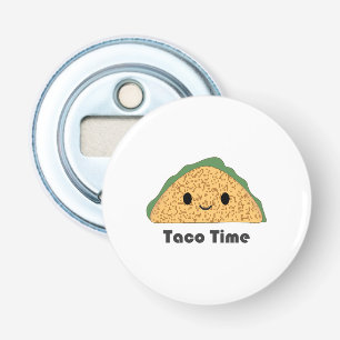 Cute Kawaii Taco Time Taco Bottle Opener