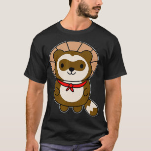 Cute Kawaii Tanuki   Japanese Racoon Dog Gift T-Shirt