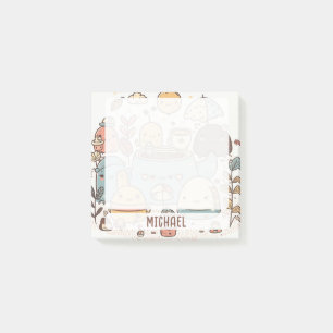 Cute Kawaii Tea Party Personalised Post-it Notes