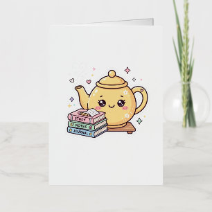 Cute Kawaii Teapot Study Notes Journal BookSticker