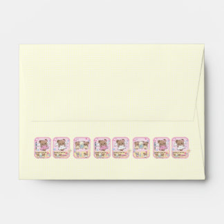 Cute kawaii teddy bear princess kpop korean style envelope
