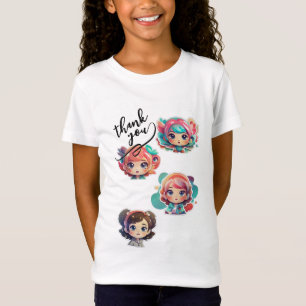 Cute Kawaii Thank You Character T-Shirt