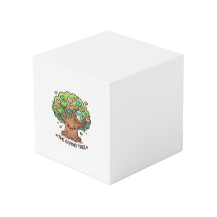 Cute Kawaii The Giving Tree Heart Leaves Kindness Cube