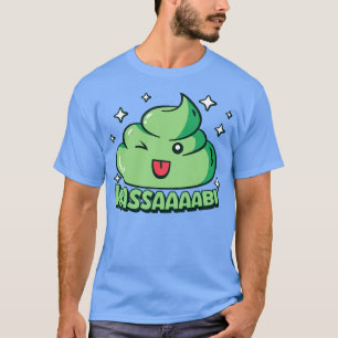 Cute Kawaii Wasabi Wassup Funny T-Shirt
