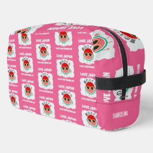 Cute Kawaii WATERMELON LOVE JAPAN Summer Fruit Dopp Kit