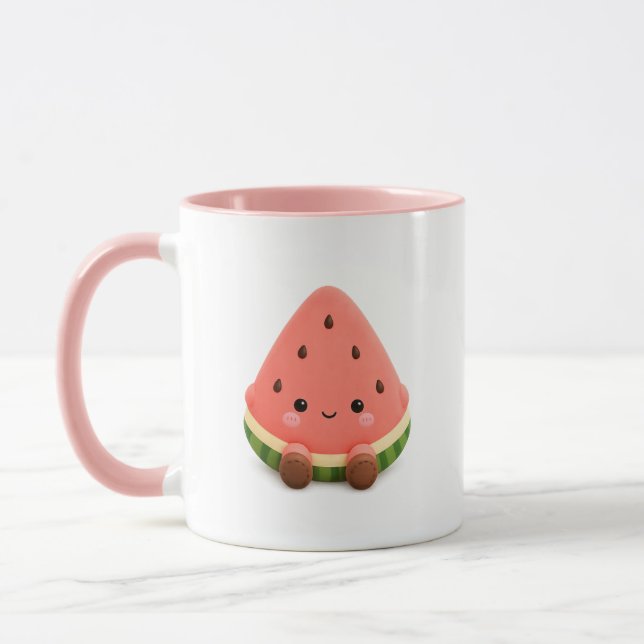 Cute Kawaii Watermelon Mug (Left)