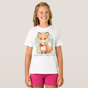 Cute Keep Calm & Stay Foxy T-Shirt