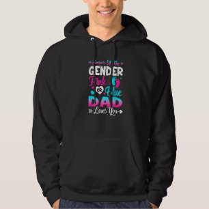 Cute Keeper Of Gender Pink Or Blue Dad Loves You   Hoodie