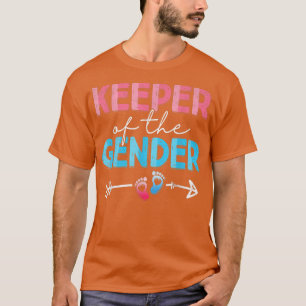 Cute Keeper of the Gender - Gender Reveal Party Id T-Shirt