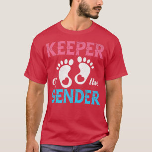 Cute Keeper of the Gender - Gender Reveal Party Id T-Shirt