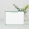 Cute Kelly Green Border Personalised Stationery