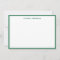 Cute Kelly Green Border Personalised Stationery