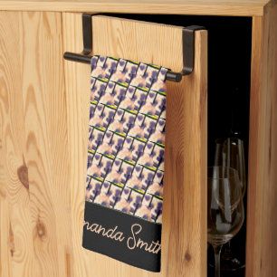 Cute Kenyan Leopard Pattern Tea Towel
