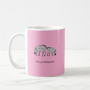 Cute Kenyan Zebras  Coffee Mug